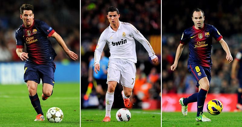 FILE: Lionel &lt;a href=&#039;https://www.sportskeeda.com/player/lionel-messi&#039; target=&#039;_blank&#039; rel=&#039;noopener noreferrer&#039;&gt;Messi&lt;/a&gt;, Cristiano Ronaldo And Andres Iniesta Shortlisted For FIFA Ballon d&#039;Or 2012