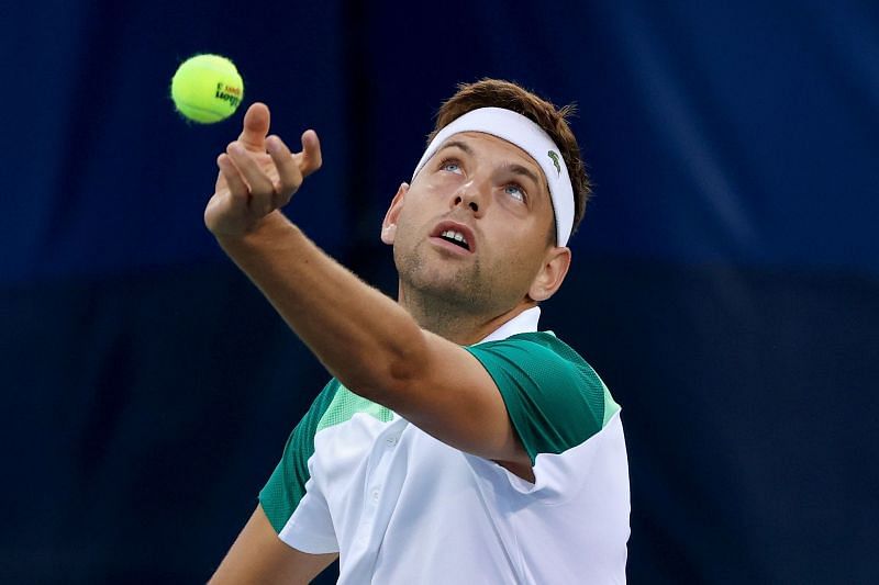 Filip Krajinovic will be looking to reach his second ATP final this year in Nur-Sultan