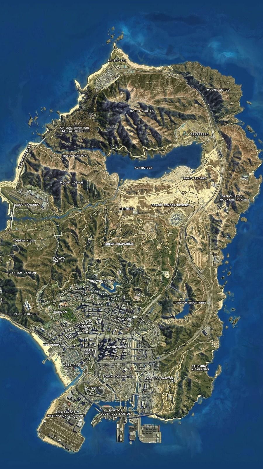 5 major differences in the beta map of GTA San Andreas