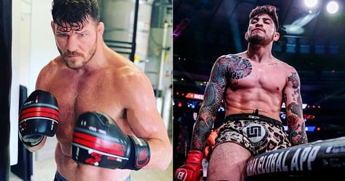 Michael bisping (left) and Dillon Danis (right) [Image credits: @mikebisping and @dillondanis on Instagram]