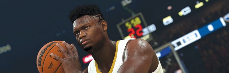 Pelicans star Zion Williamson&#039;s character in NBA 2K22