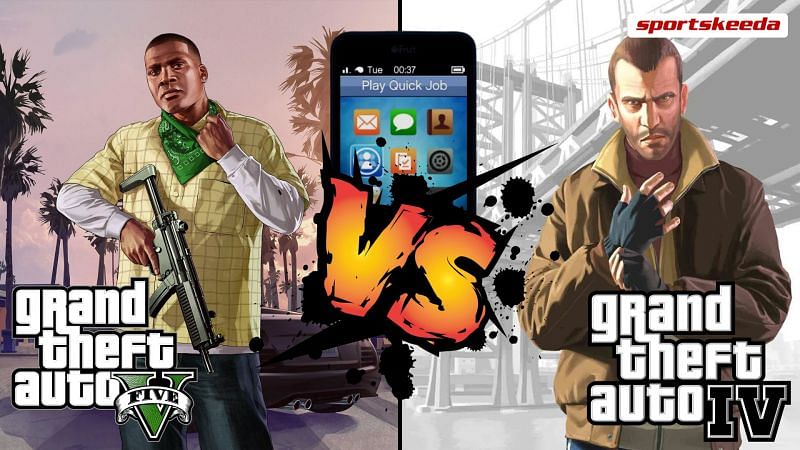 GTA 4 and GTA 5 are the latest entries in the franchise (image via Sportskeeda)