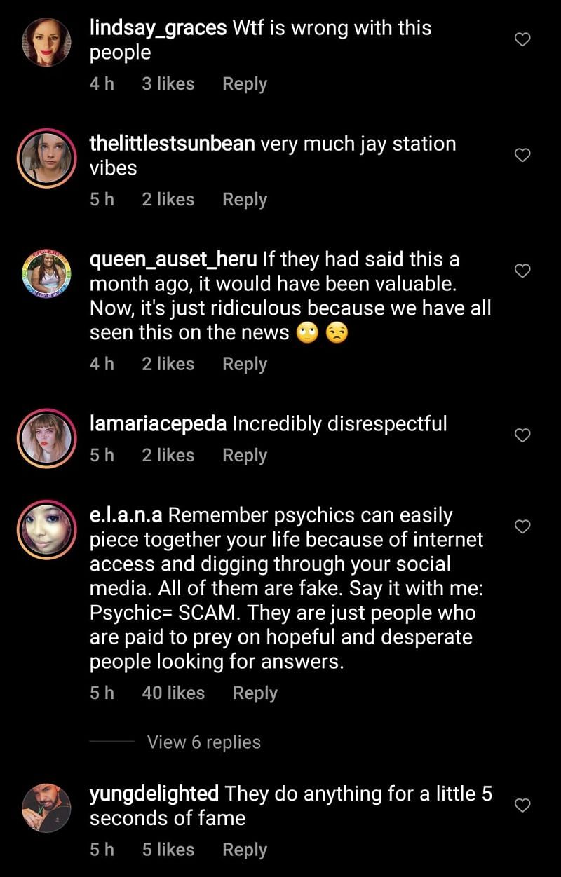 Internet reacts to &quot;psychic predictions&quot; about Gabby Petito 3/3 (Image via defnoodles/Instagram)