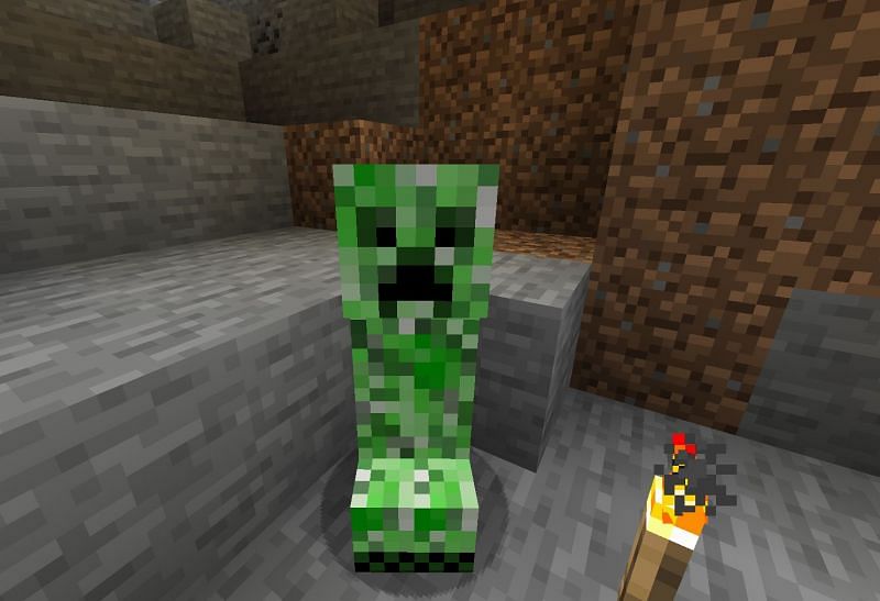 A creeper in Minecraft (Image via Minecraft Wiki)