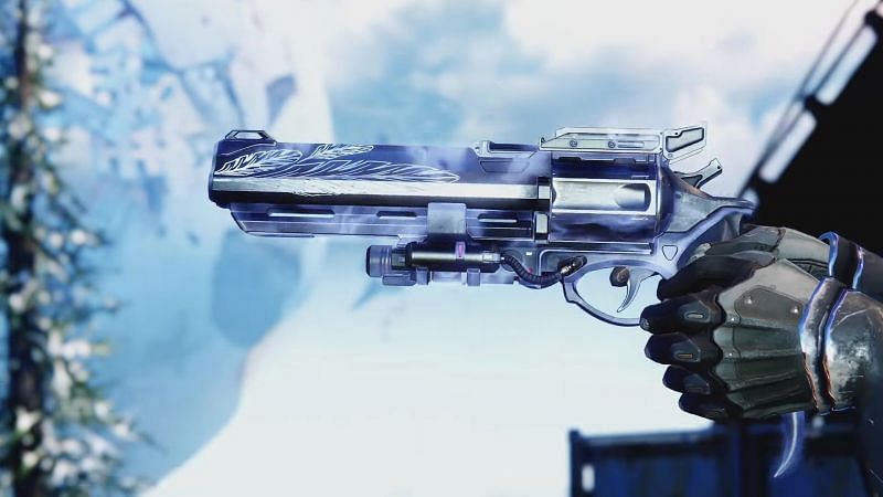 The Destiny 2 exotic kinetic hand cannon, Hawkmoon (Image via Bungie)