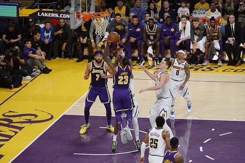 The moment against the Denver Nuggets where number #23 LeBron James overtook his idol Michael Jordan to become 4th in the all-time NBA Scoring list