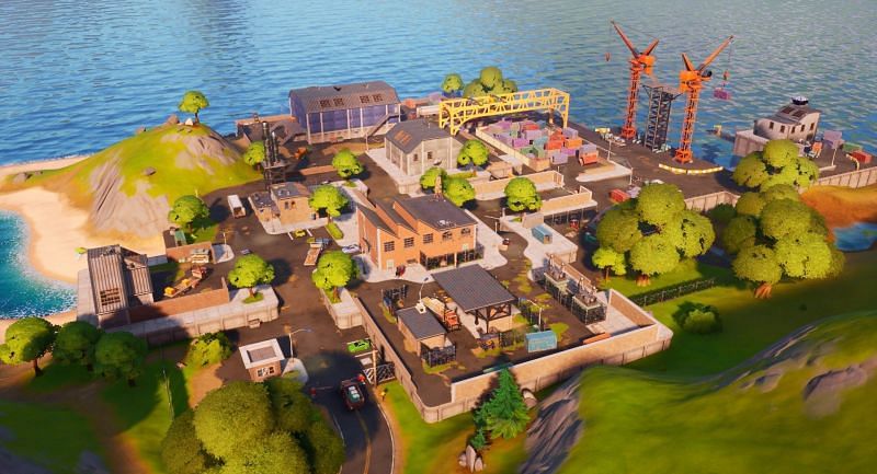 Dirty Docks in Fortnite Chapter 2 Season 8 (Image via Epic Games)