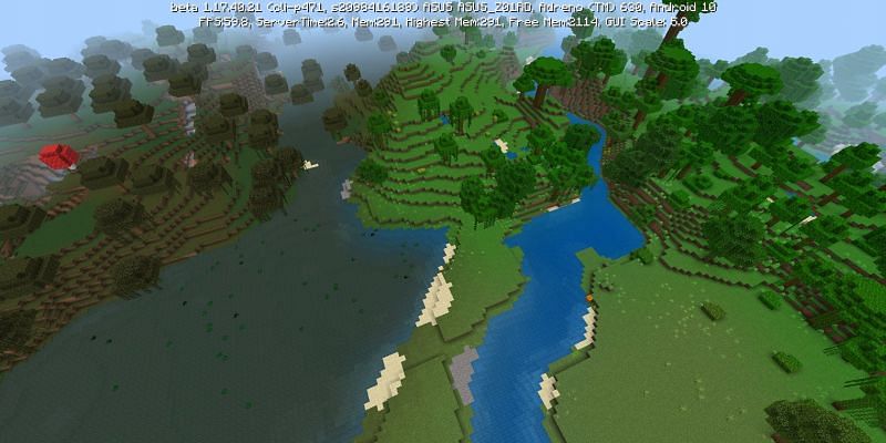 Jungle edge biome (Image via Minecraft)