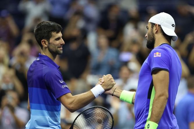 "Doesn't matter how well I play, he just plays better" - Matteo Berrettini after US Open QF loss to Novak Djokovic