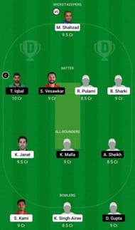 Dream11 Team for Chitwan Tigers vs Bhairahawa Gladiators - Everest Premier League T20 2021.