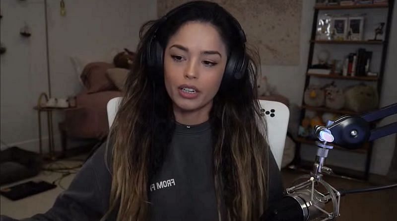 Valkyrae was shocked at the backlash a Twitter user received after the streamer responded to their tweet (Image via Sportskeeda)