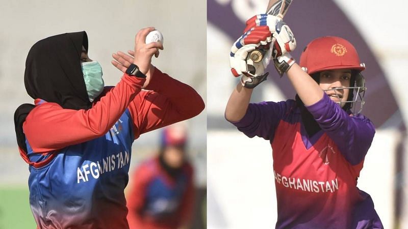 Afghanistan women&#039;s cricket team members (Image courtesy: @ziaryaad Twiter)