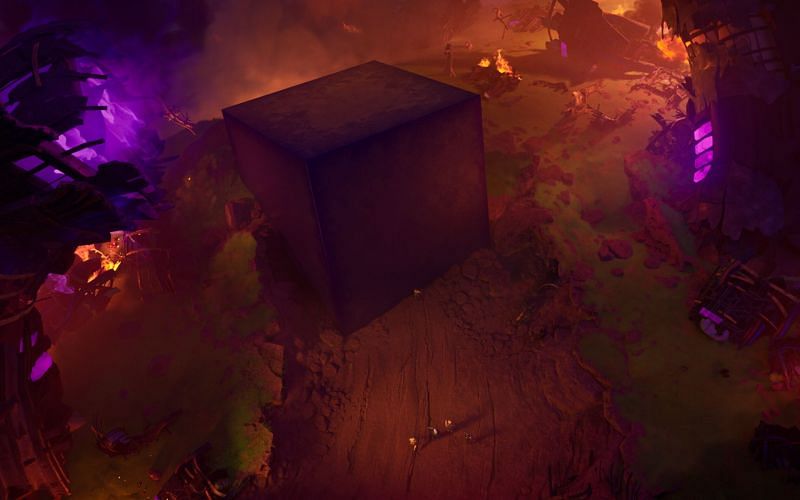 Kevin the Cube can eliminate gamers by crushing them in Fortnite Chapter 2 Season 8 (Image via Epic Games)