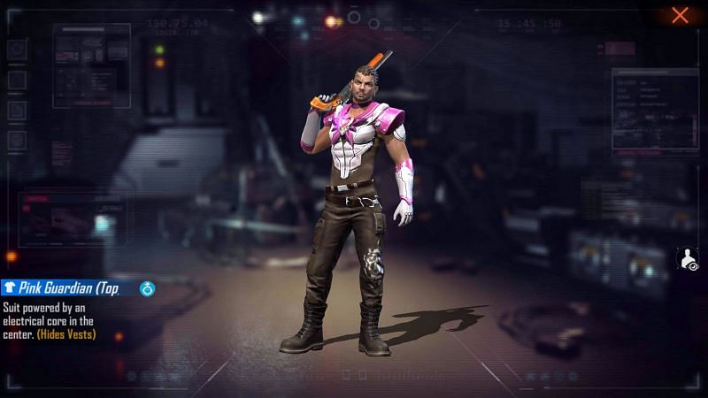 Pink Guardian - Top (Image via Free Fire)