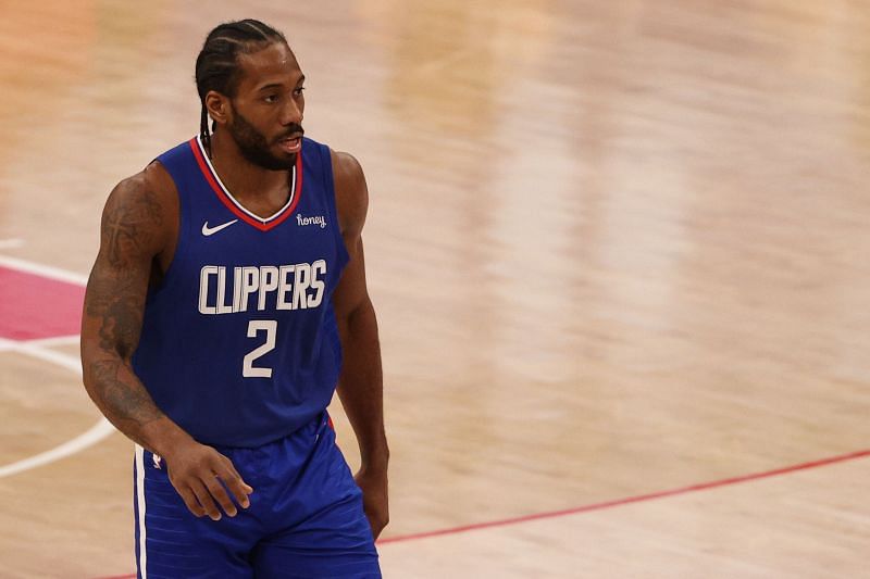 Kawhi Leonard in action for the LA Clippers during the 2020-21 NBA season
