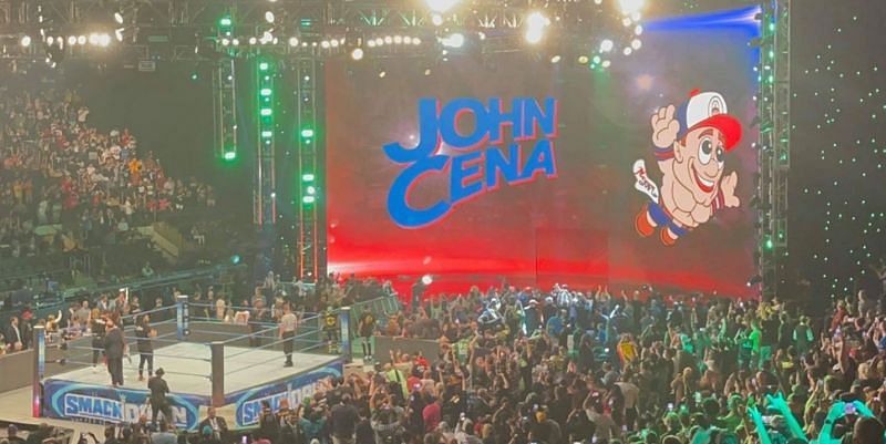 John Cena came out after SmackDown went off-air