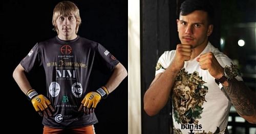 Paddy Pimblett (L) avd Luigi Vendramini (R) via Sportskeeda