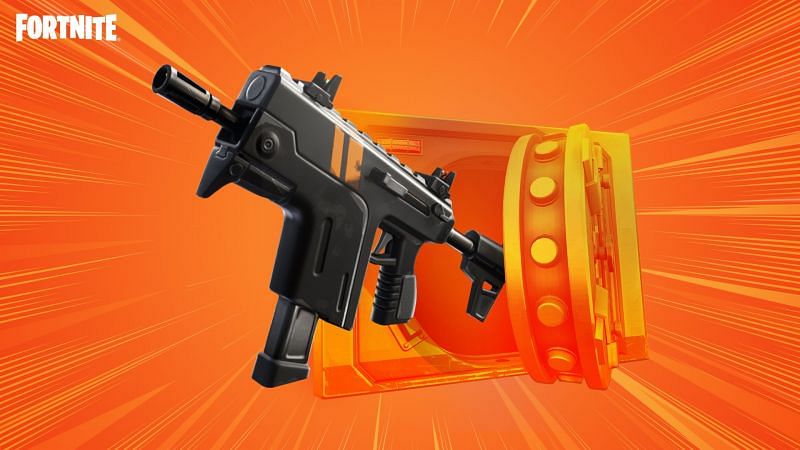 The Rapid Fire SMG, arguably the best gun in the game this season. Image via Epic Games