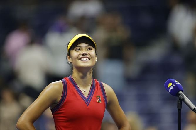 "I can't believe it, to be in a Grand Slam final at this stage of my career, I have no words" - Emma Raducanu after reaching US Open final