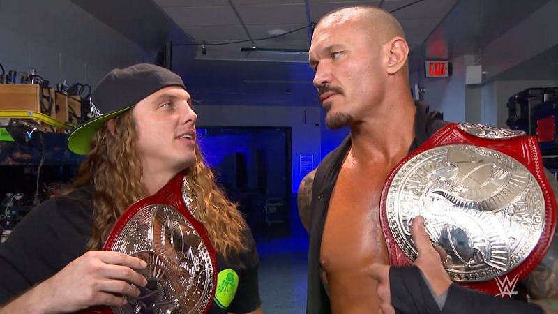 Matt Riddle and Randy Orton on Monday Night RAW