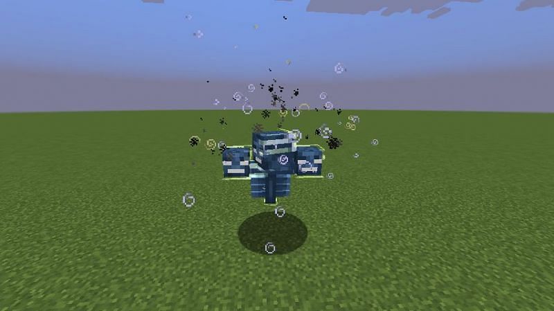 The wither will gain a set of armor when its health drops (Image via Mojang)