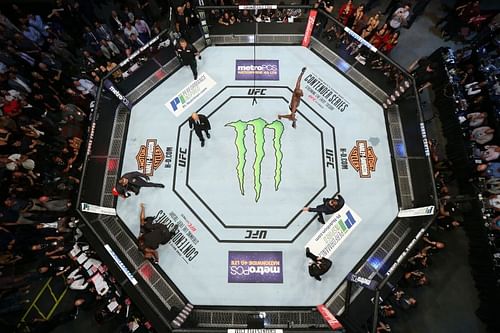 UFC Octagon: The stage is set for UFC Fight Night: Brunson vs. Till