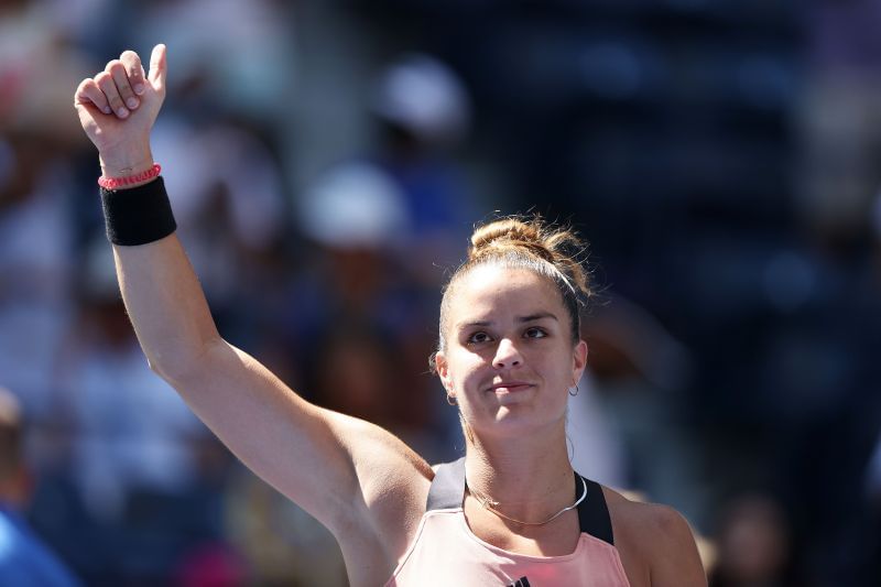 Maira Sakkai was in red-hot form on serve against &lt;a href=&#039;https://www.sportskeeda.com/player/petra-kvitova&#039; target=&#039;_blank&#039; rel=&#039;noopener noreferrer&#039;&gt;Petra Kvitova&lt;/a&gt;.