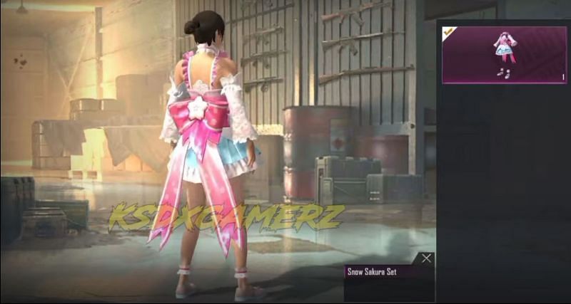 Snow Sakura Set (Image via KSDxgamerz; YouTube)