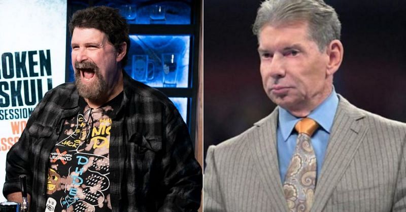 WWE Hall of Famer Mick Foley; Vince McMahon