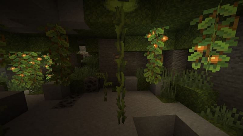 Glow berries are expected to release in full soon as part of the rest of Minecraft&#039;s Caves &amp; Cliffs update (Image via Mojang)