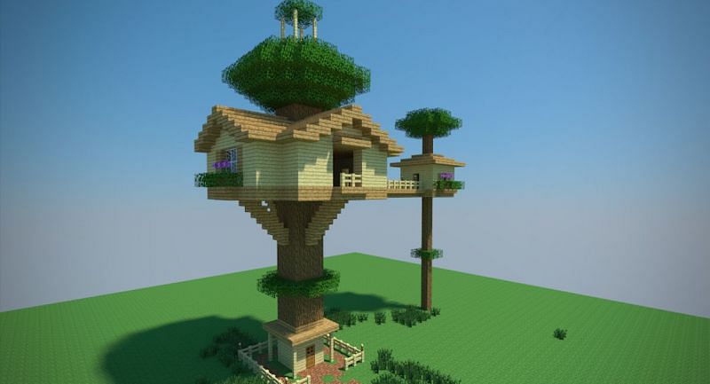 A beautiful treehouse build by Reddit user MCNoodlor (Image via Reddit)