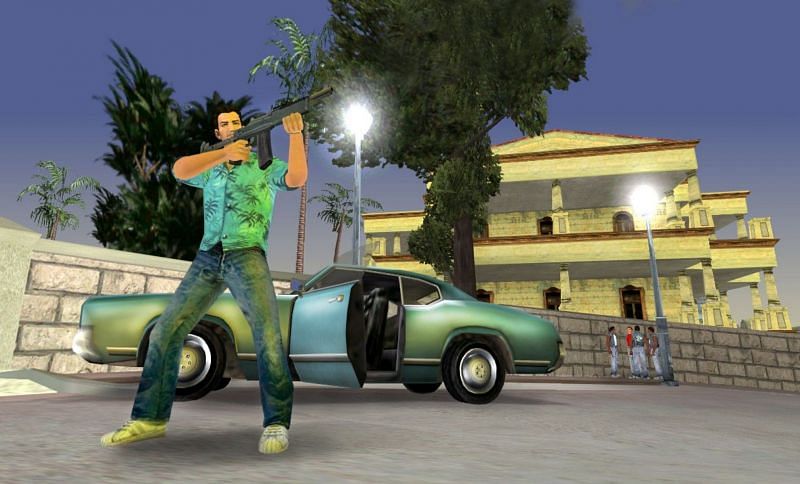 Health and armor make a huge difference in GTA Vice City (Image via Rockstar Games)
