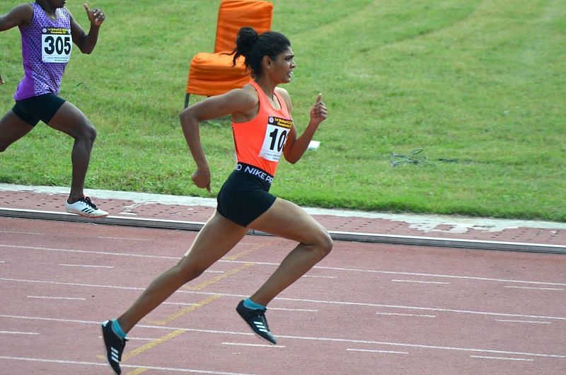 Dandi Jyothika Sri won the women&#039;s 400m 