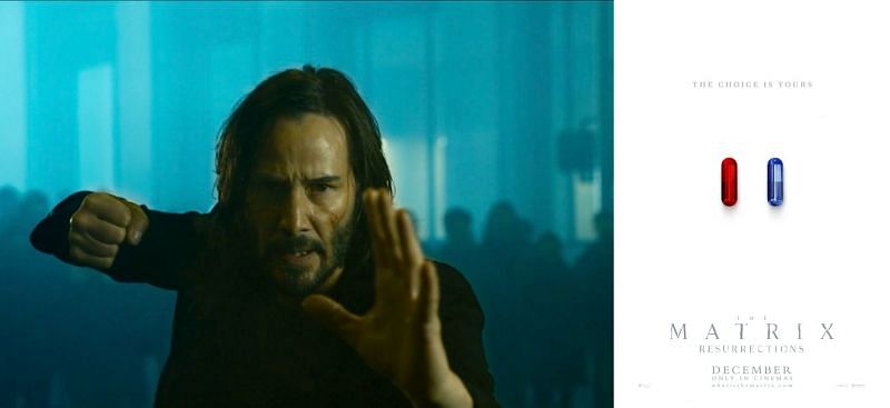 Keanu Reeves in Matrix 4 (Image via Warner Bros. Pictures)