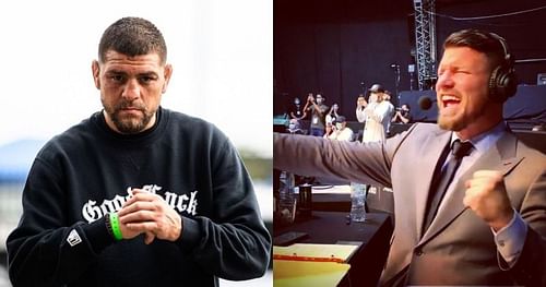 Nick Diaz (left), Michael Bisping (right) [Images Courtesy: @mikebisping @nickdiaz209 on Instagram]