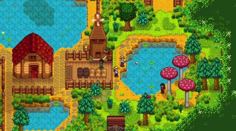 Inside the Walnut Room players can trade for Qi Gems. Image via Stardew Valley