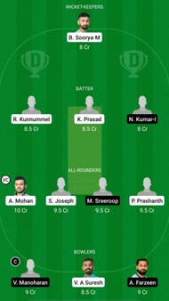 MTC vs BKK Dream11 Prediction Today - KCA Club Championship