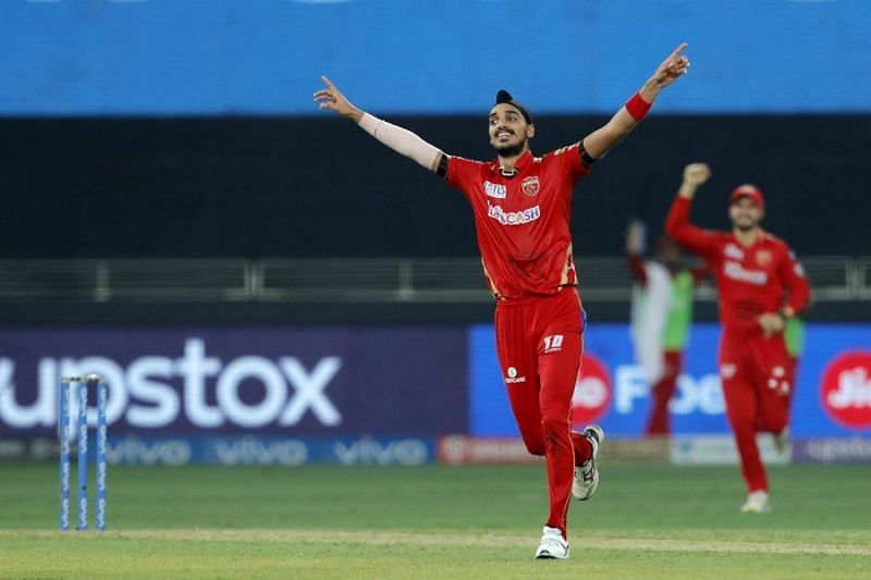 Arshdeep Singh took his maiden five-wicket haul in the IPL against Rajasthan Royals.