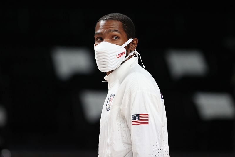 Kevin Durant during Men&#039;s Basketball Medal Ceremony: Day 15