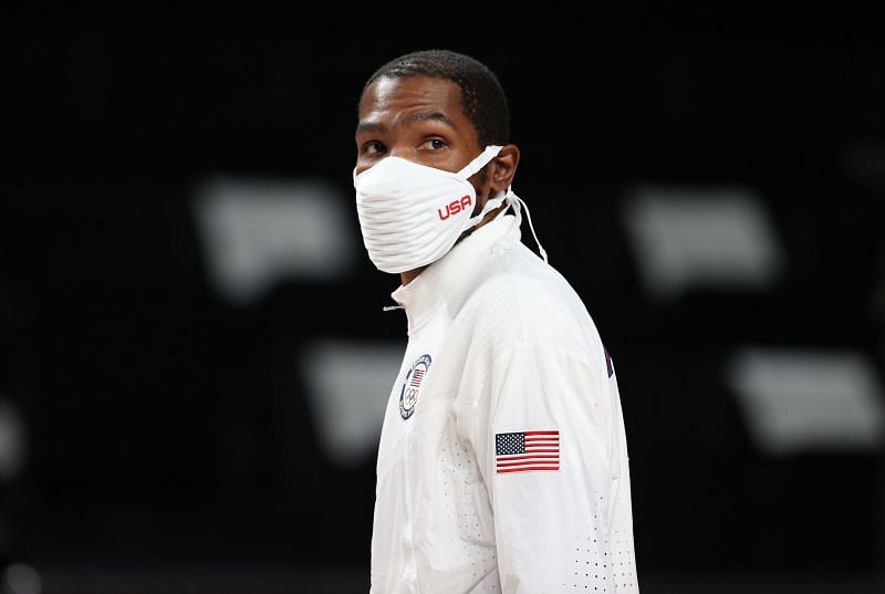 Kevin Durant during Men's Basketball Medal Ceremony: Day 15