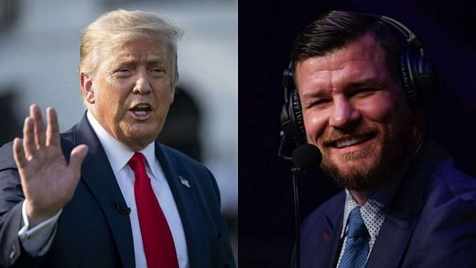 "I'm definitely tuning in!" - Michael Bisping reacts to Donald Trump commentating the Evander Holyfield vs. Vitor Belfort Triller fight card
