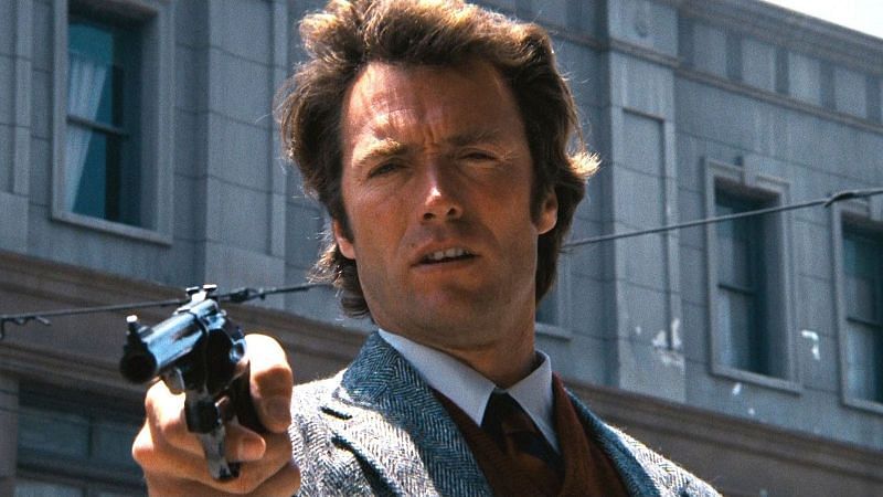 Clint Eastwood in and as Dirty Harry (Free unstocks wallpaper )