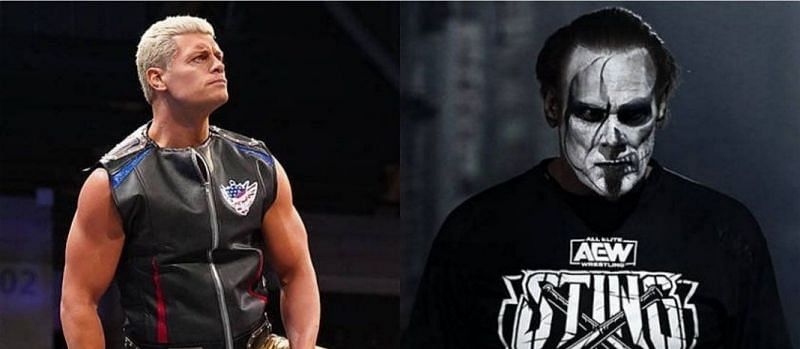 Cody Rhodes (Left) and Sting (Right)