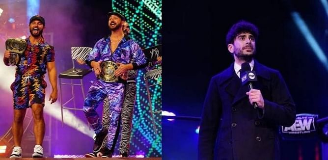 The Young Bucks make a bold demand to the AEW management