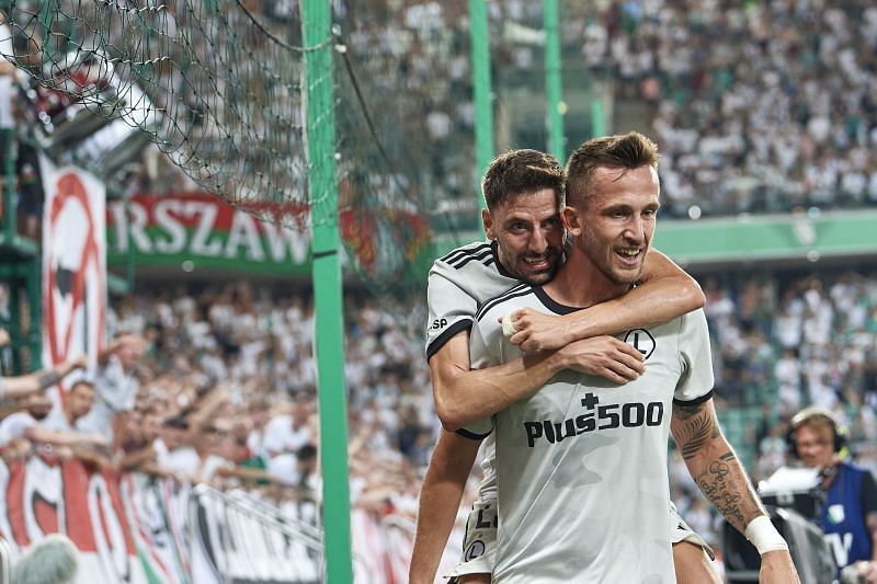 Legia Warsaw will take on Spartak Moscow in the Europa League