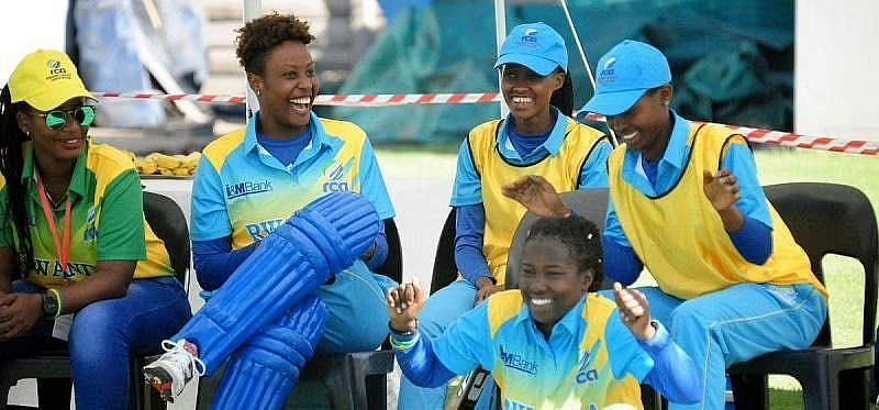 Rwanda Women&#039;s Cricket Team (Image Courtesy Rwanda Women&#039;s Cricket Twitter)