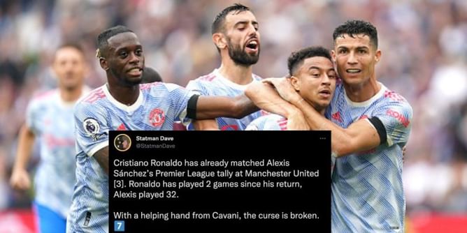 Twitter erupts as Cristiano Ronaldo scores in eventful 2-1 win for Manchester United