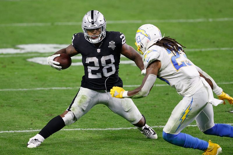 Josh Jacobs set up to get back on track in Raiders' Week 2 game at Bills -  Las Vegas Sun News