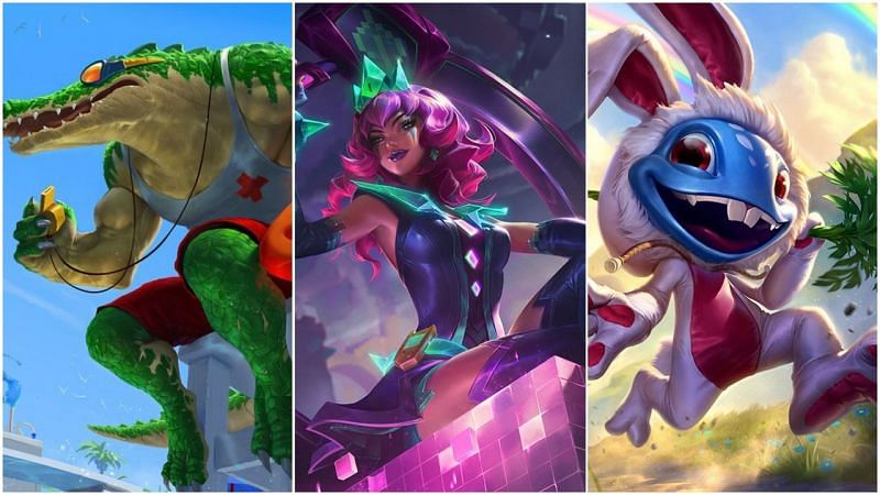 Renekton, Qiyana, and Fizz buffs to arrive in League of Legends patch 11.19 (Images via Riot Games)