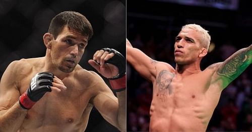 Demian Maia (L) and Charles Oliveira (R)